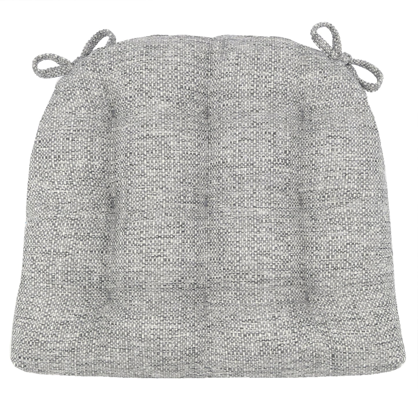 Brisbane Silver Grey Dining Chair Cushions - Barnett Home Decor - Silver & Grey