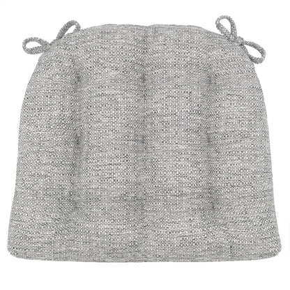 Brisbane Silver Grey Dining Chair Cushions - Barnett Home Decor - Silver & Grey