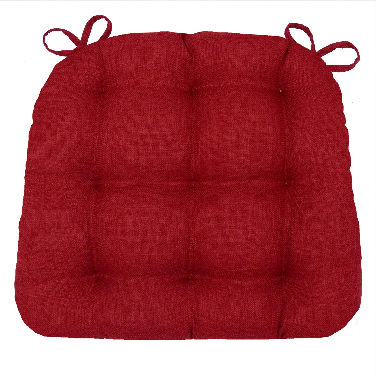 Rave Red Indoor/Outdoor Dining Chair Cushions | Barnett Home Decor | Red