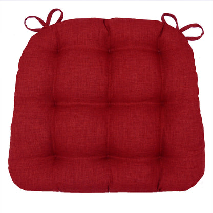 Rave Red Indoor/Outdoor Dining Chair Cushions | Barnett Home Decor | Red