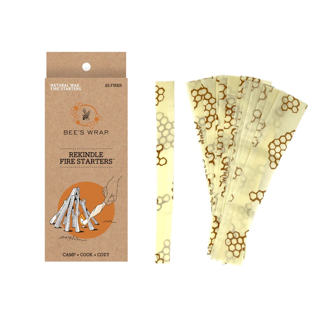 Bee's Wrap Food Storage - Waxed Cotton Cloth, 3-Pack