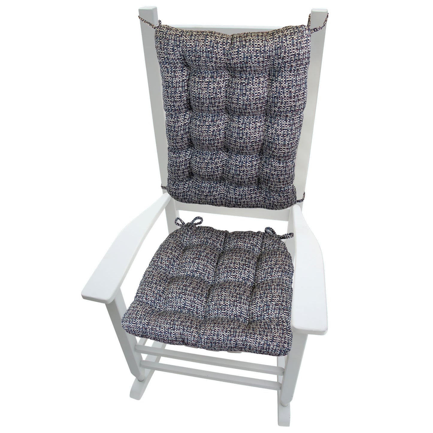 Rian Nautical Rocking Chair Cushions - Latex Foam Fill