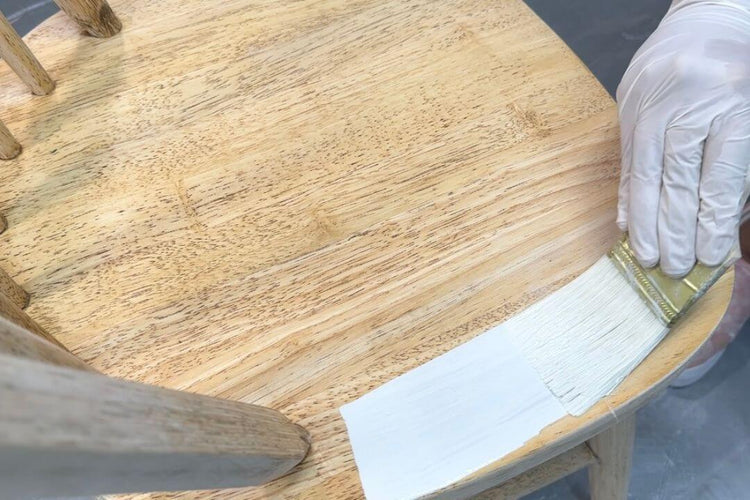 DIY How To White Wash Dining Chairs for a Rustic Farmhouse Look