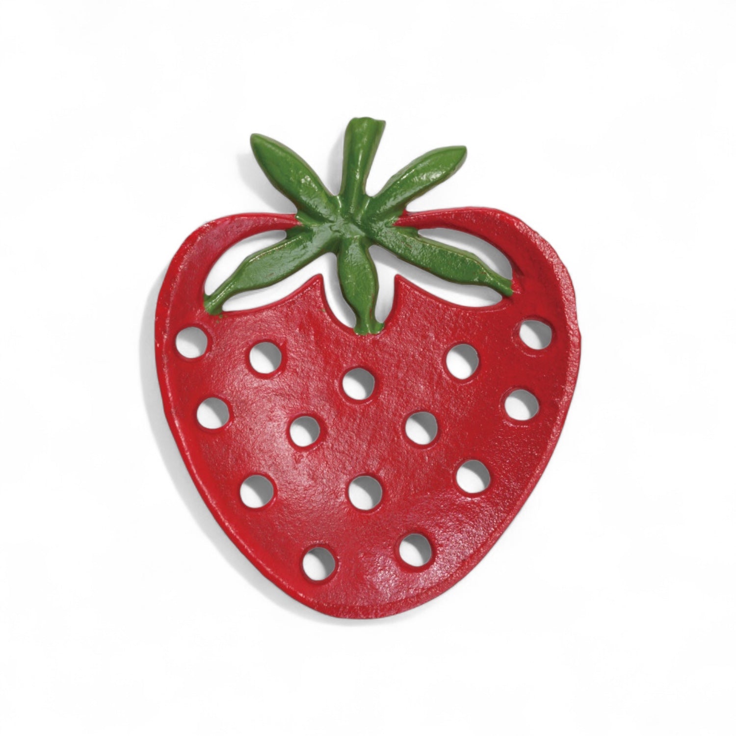 Strawberry Shaped Cast Iron Soap Dish