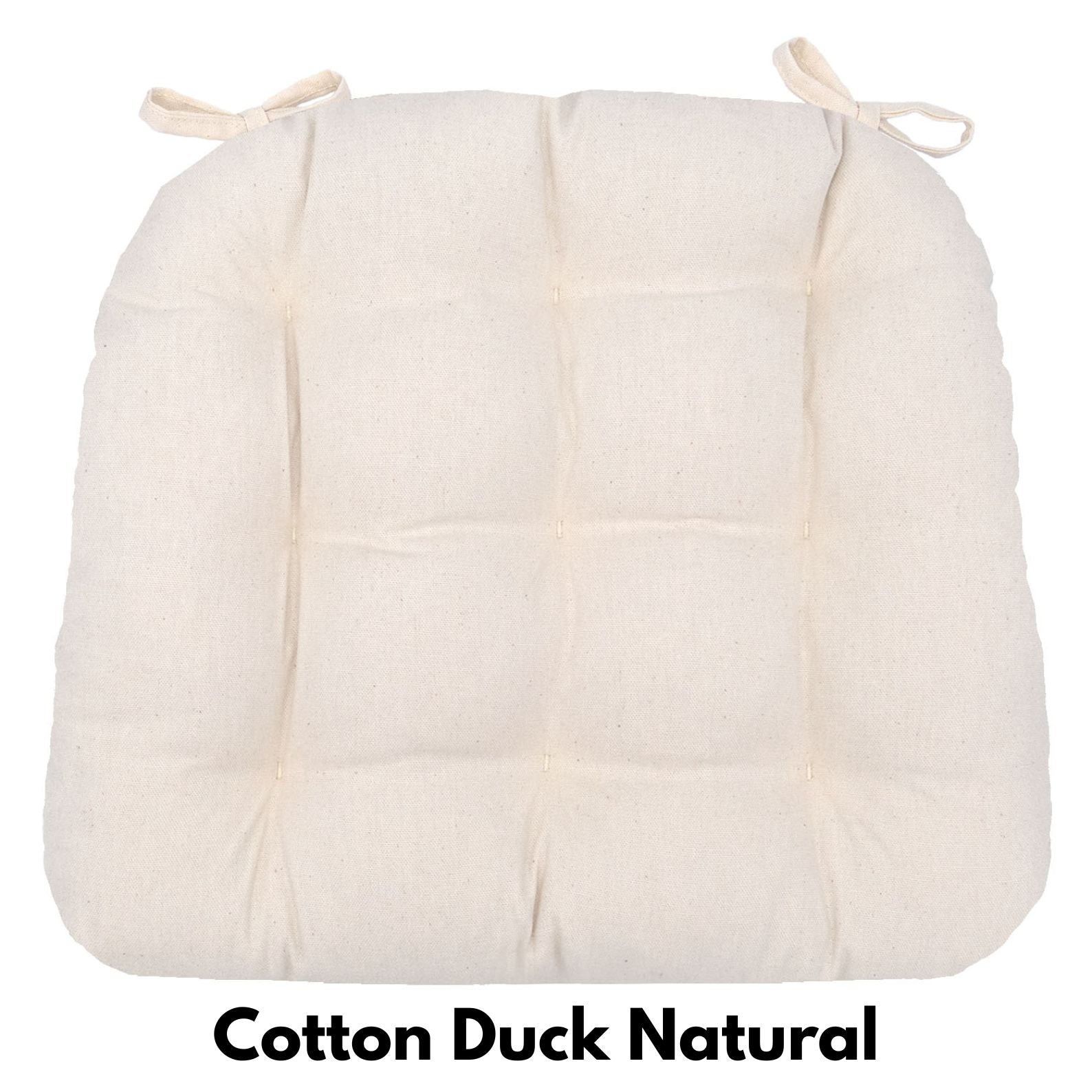 Americana Dining Chair Cushions — Made in USA, 100% Cotton