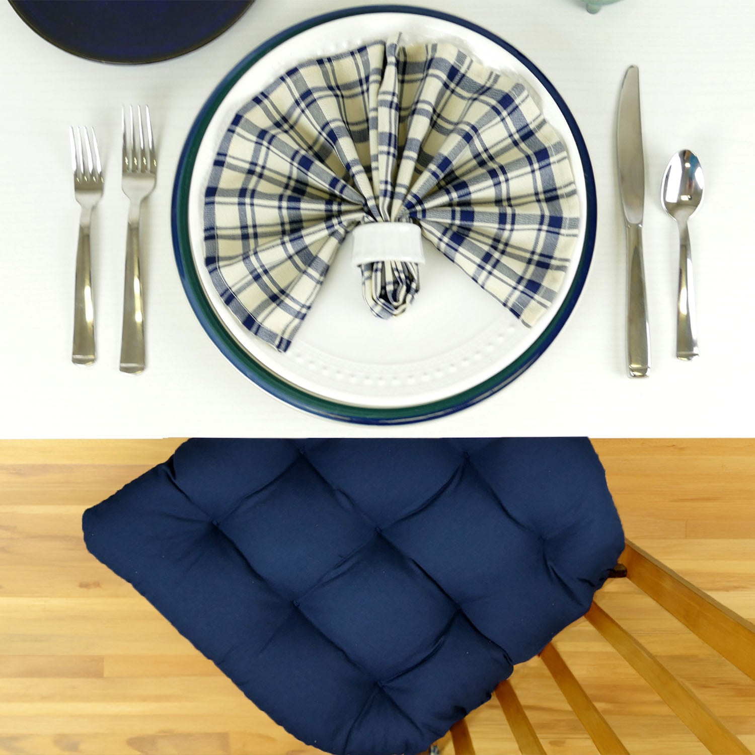 Montgomery Blue Cloth Napkins Set of 4