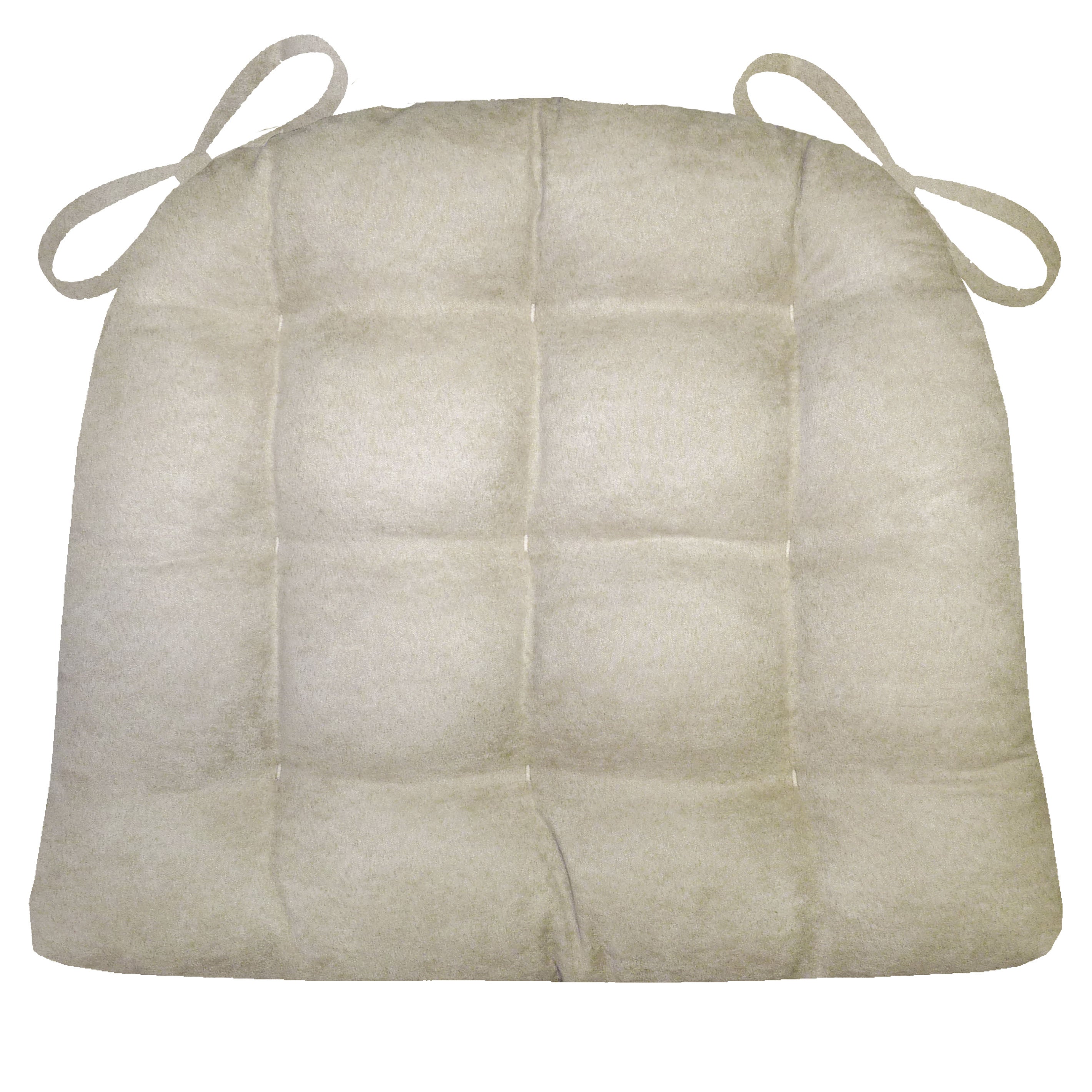 Casual Collection Premium Dining Chair Cushions — Machine Washable