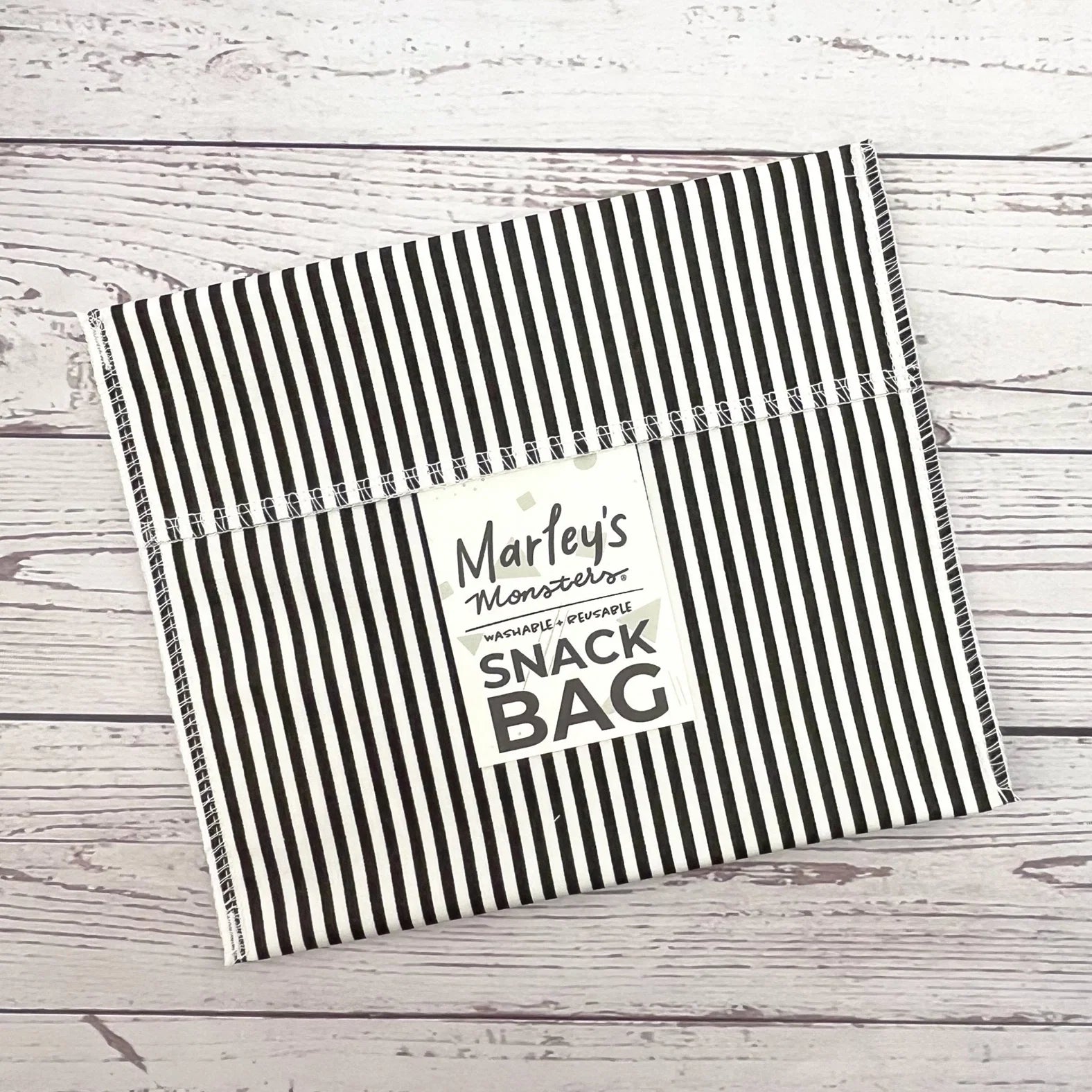 Reusable Snack Bag - 100% Cotton with BPA-Free Waterproof Lining, Washable