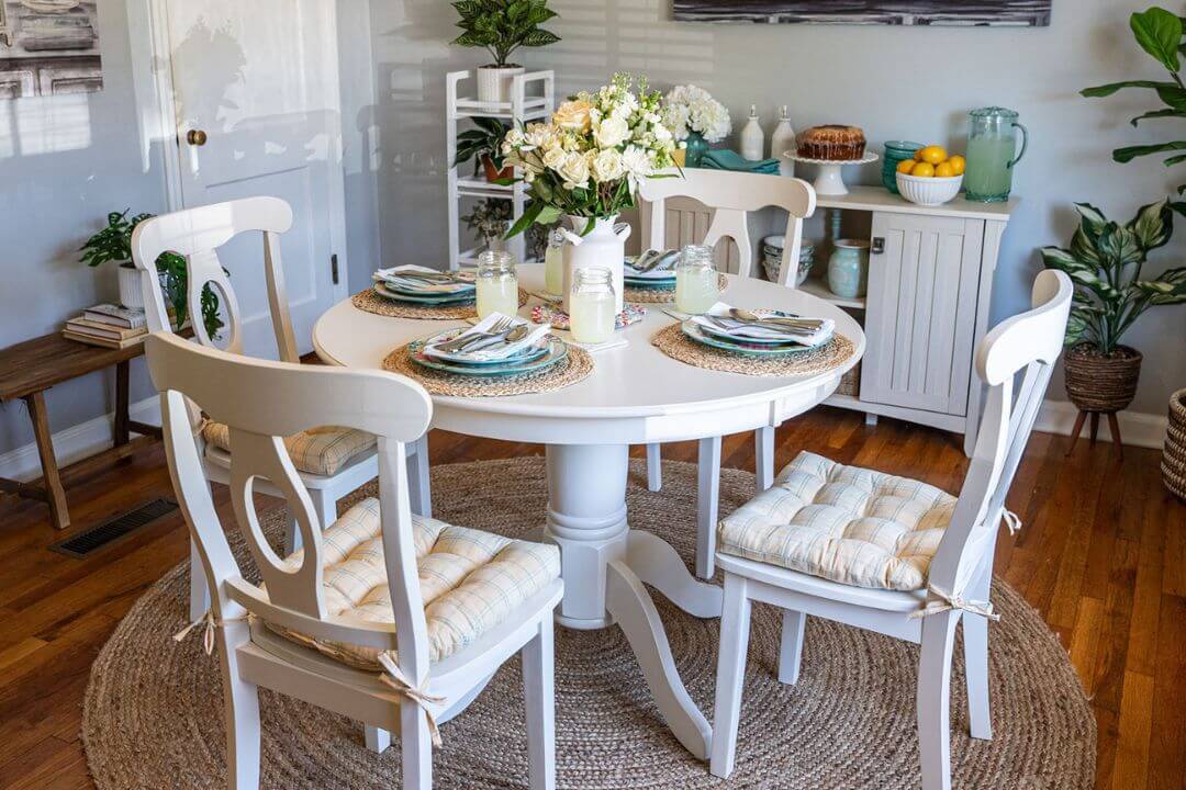 DIY How To White Wash Dining Chairs for a Rustic Farmhouse Look