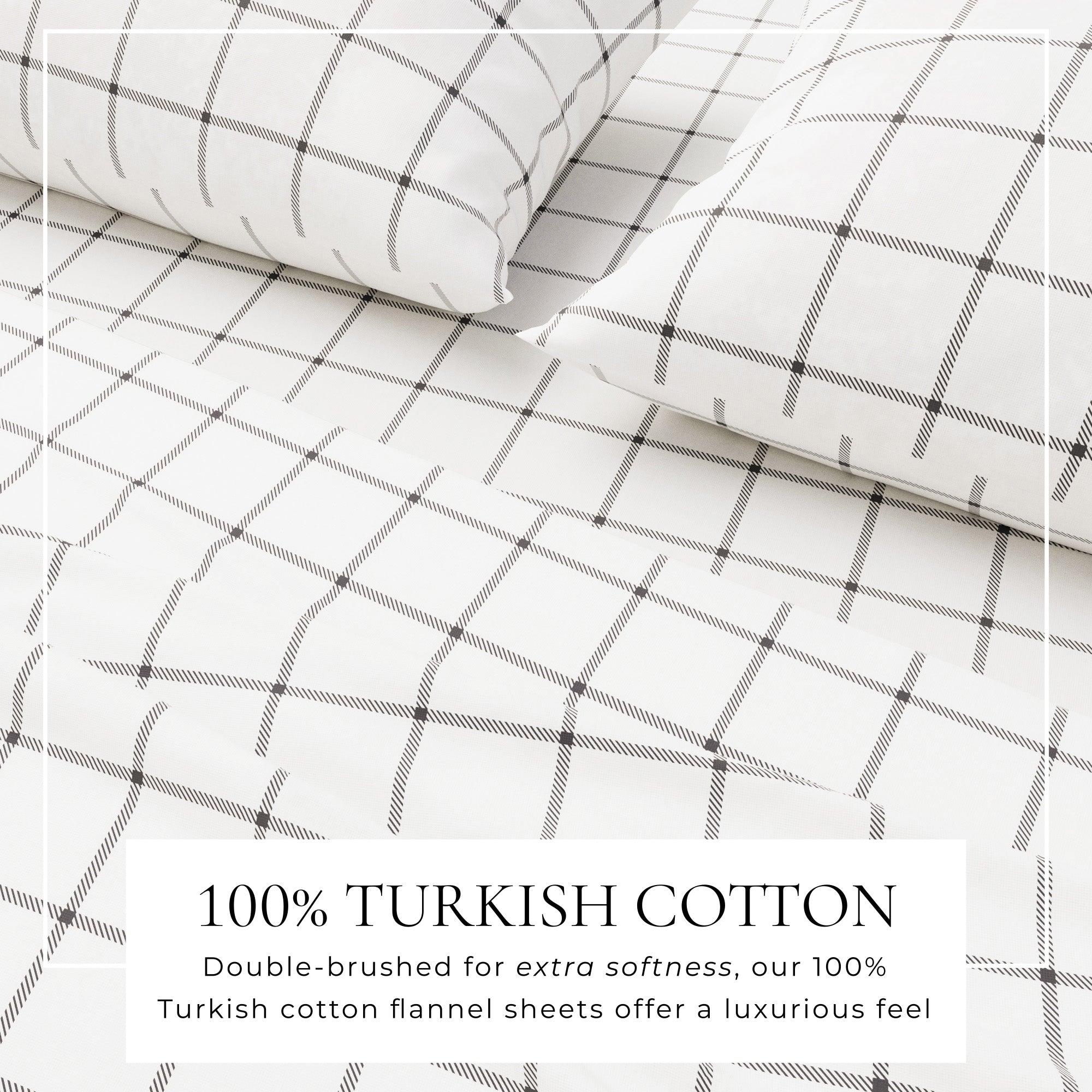 Turkish Cotton Flannel Sheet - Belle Collection
