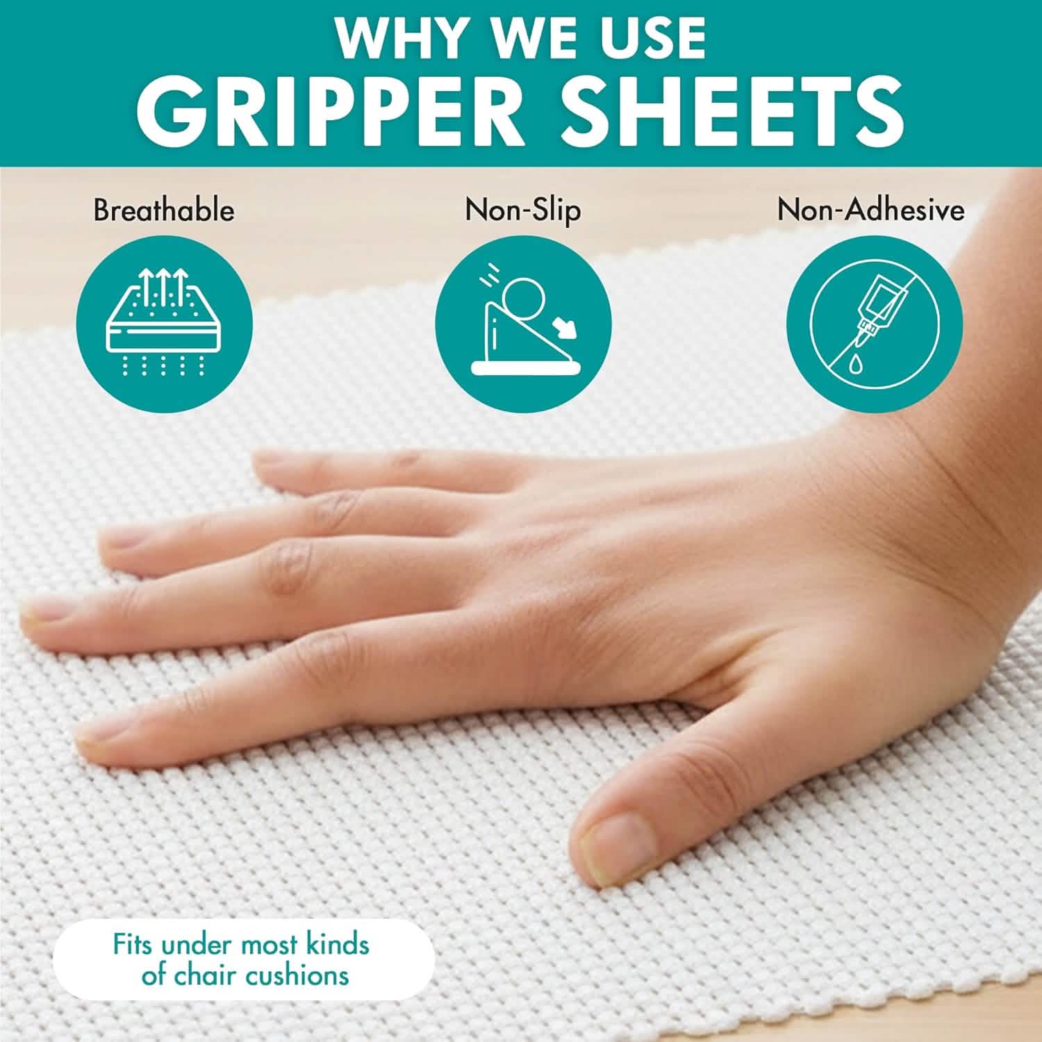 Gripper Sheet - Make cushions non-slip