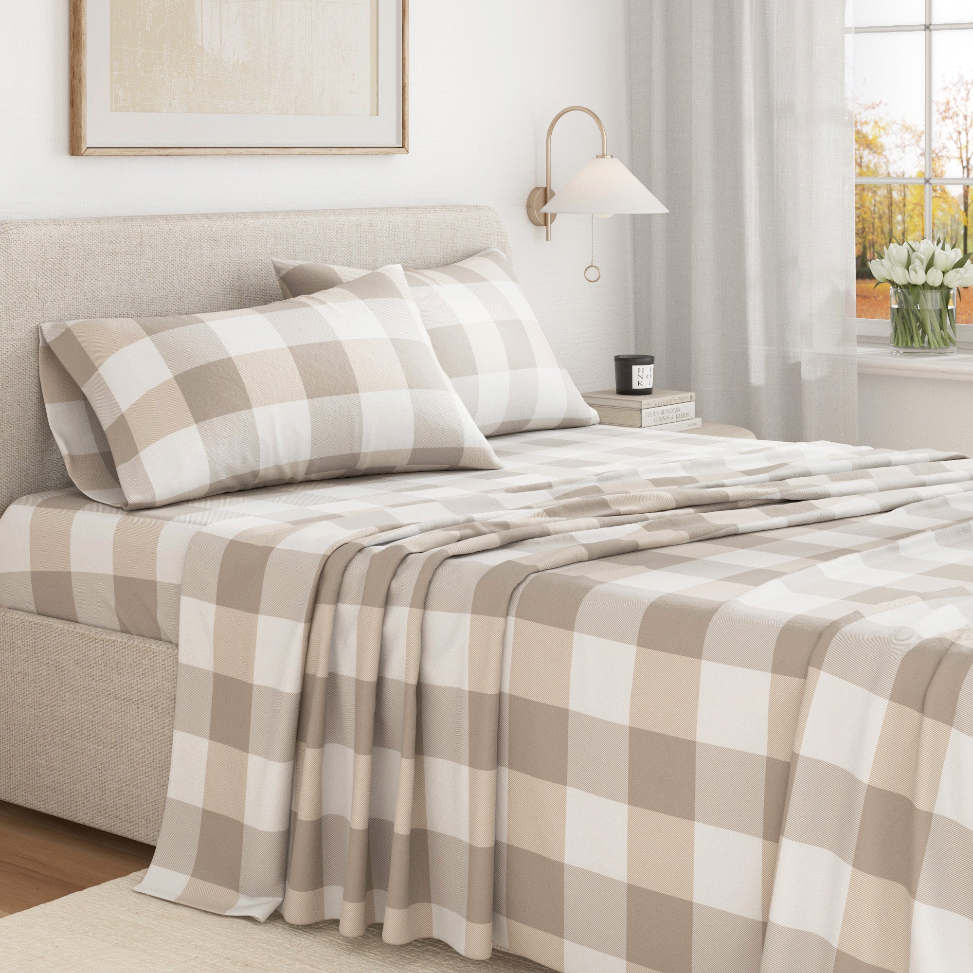 Turkish Cotton Flannel Sheet - Belle Collection