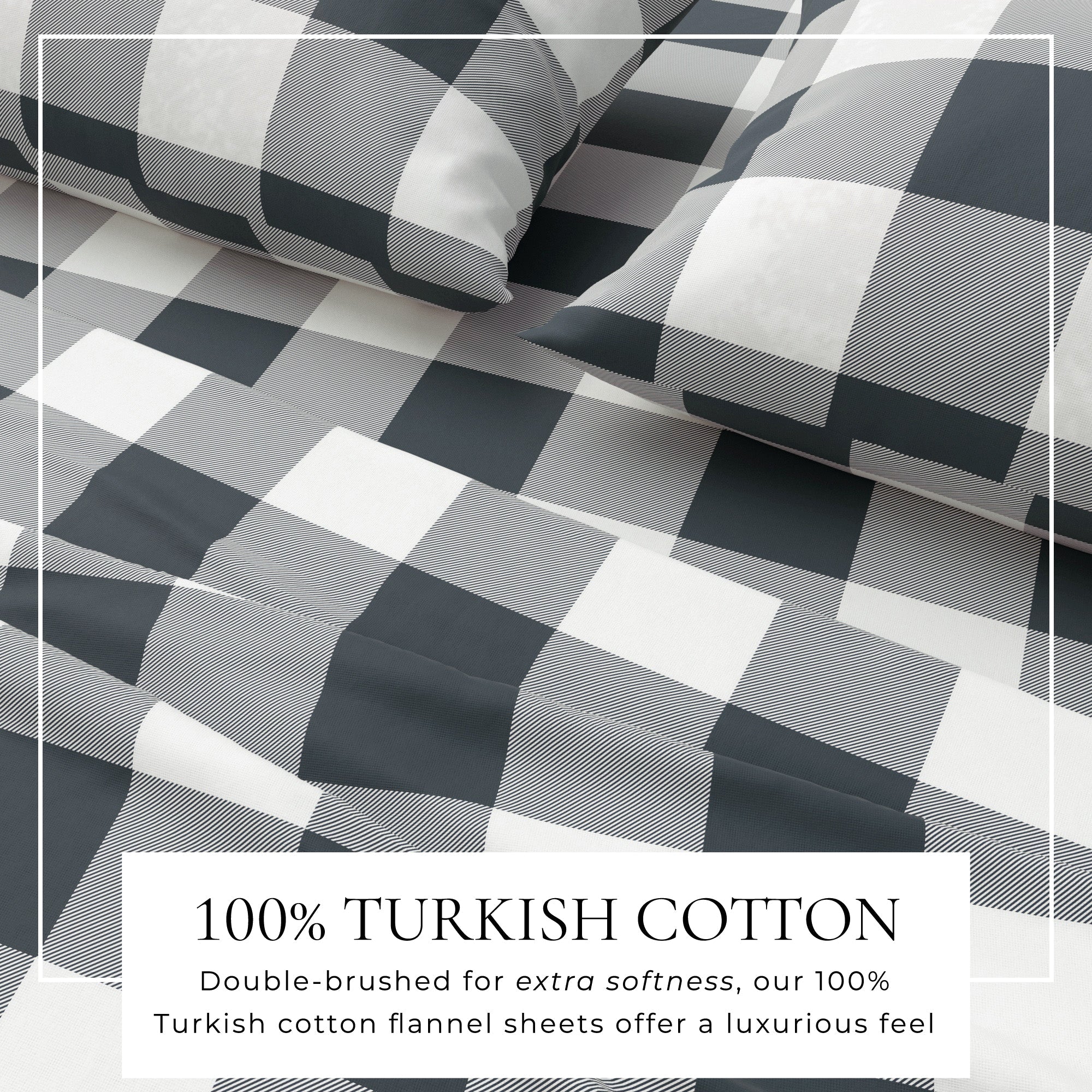 Turkish Cotton Flannel Sheet - Belle Collection