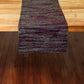 Louisa 72" Table Runners - Rectangle - Reverses to Microsuede Eggplant