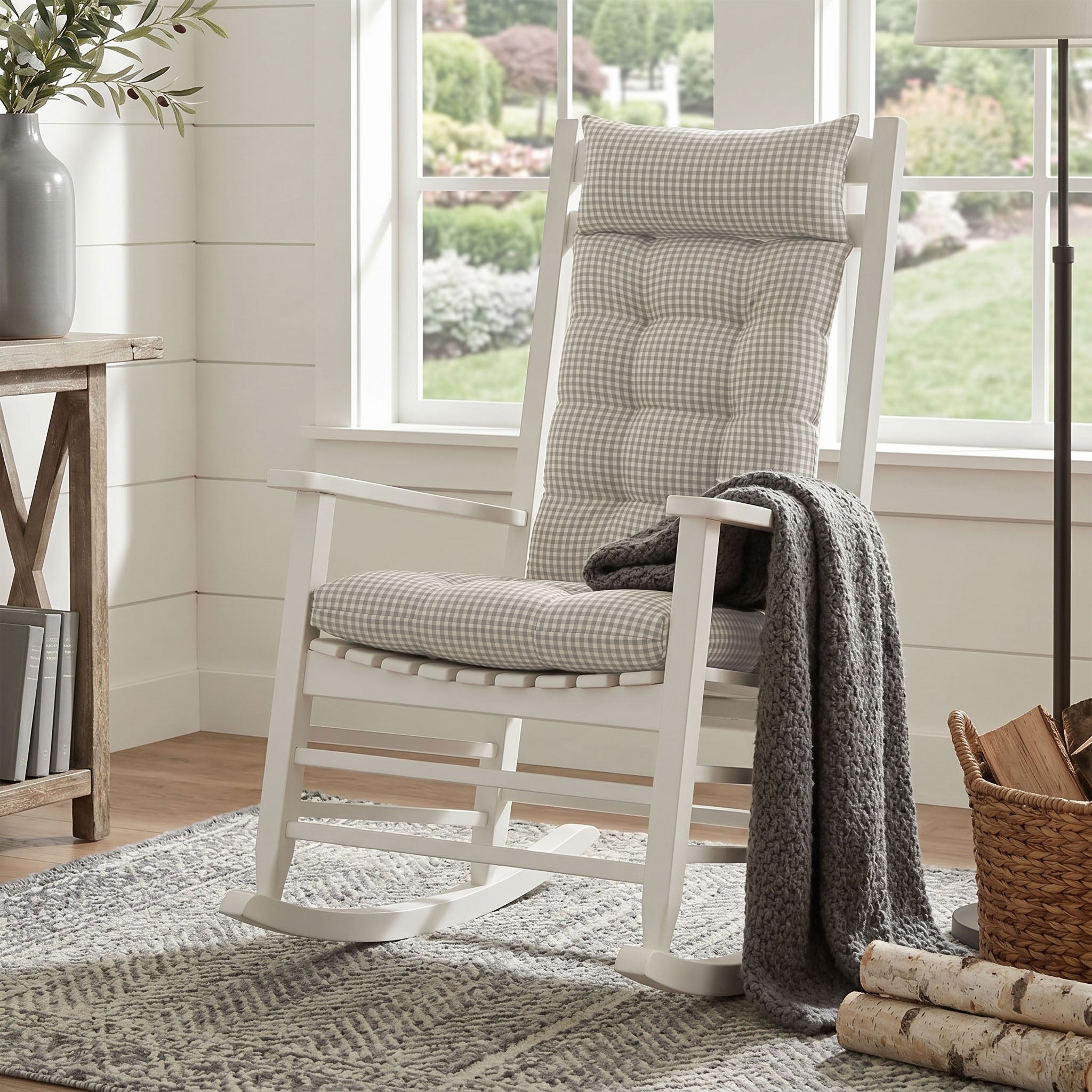 Madrid Grey Rocker Back Extender Headrest Pillow