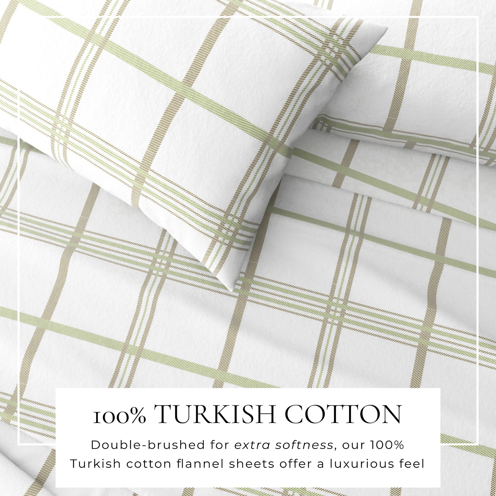 Turkish Cotton Flannel Sheet - Belle Collection