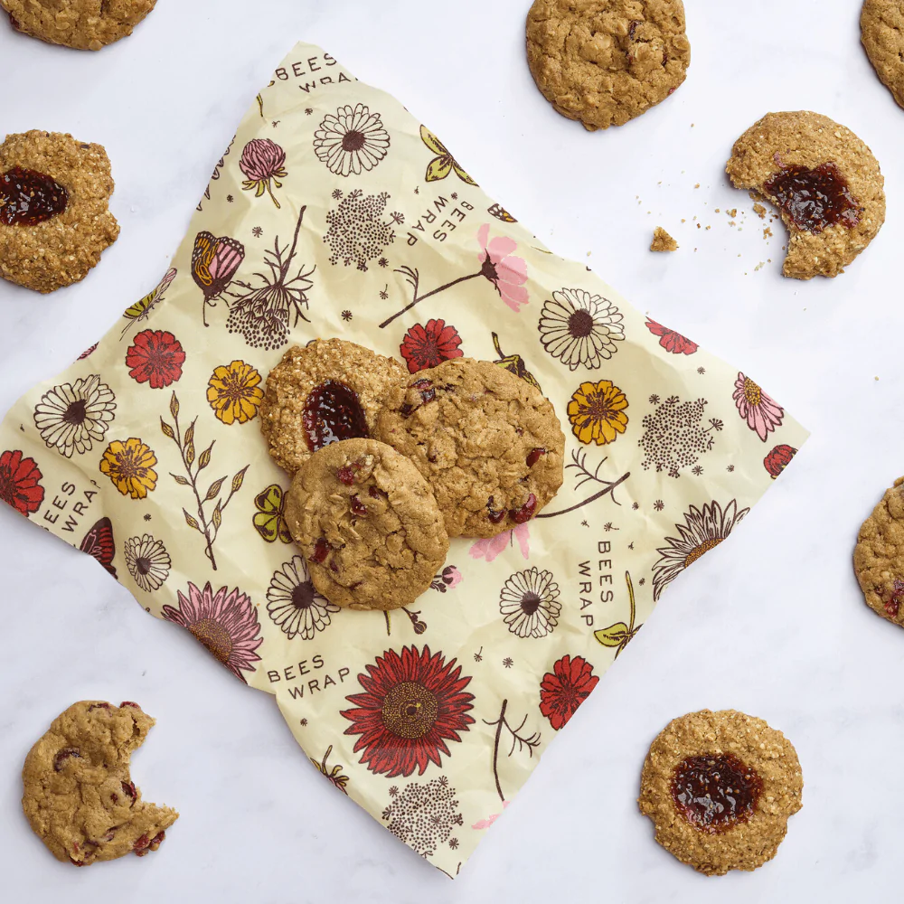 Bee's Wrap Food Storage - Waxed Cotton Cloth, 3-Pack