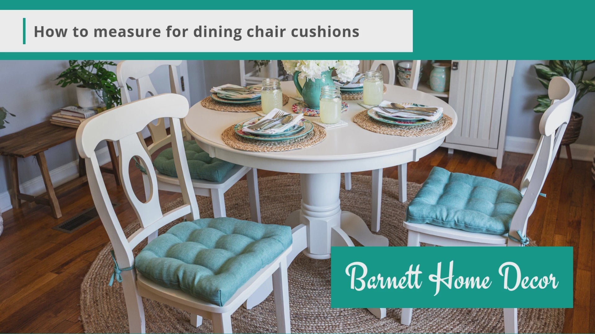 Load video: how to measure dining chairs for seat cushions