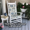 outdoor rocking chair cushions video barnett home decor