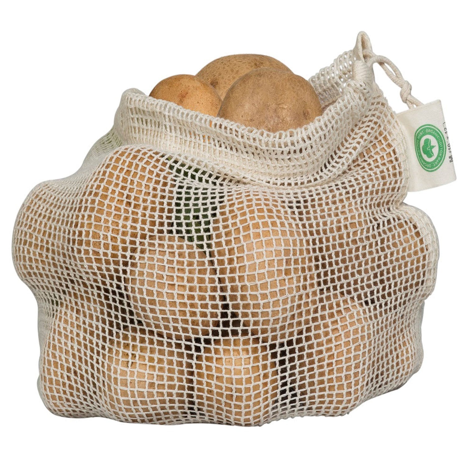 Mesh Produce Bags - Organic Cotton - 6 Bag Set