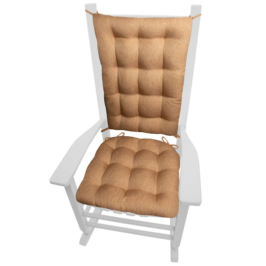 Hayden Pecan Rocking Chair Cushions - Latex Foam Fill