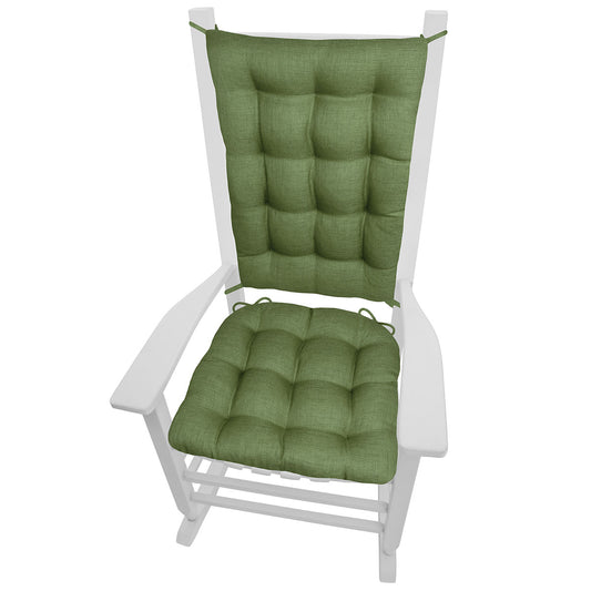 Rave Sage Green Indoor/Outdoor Rocking Chair Cushions | Barnett Home Decor | Green