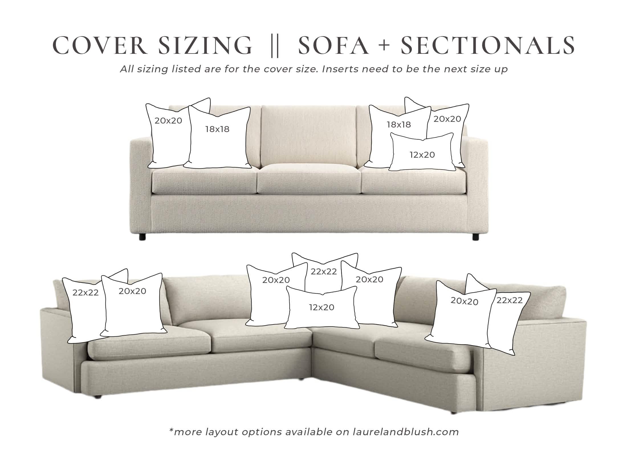 Knox Throw Pillow Cover - 18", 20"