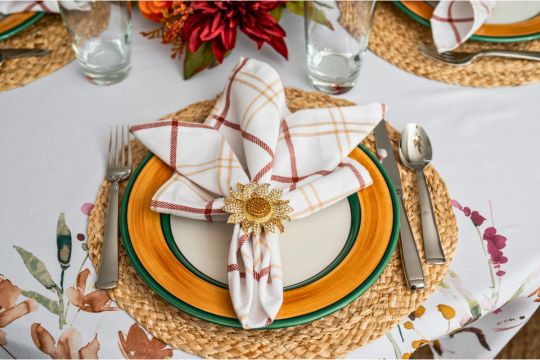 table linens made from natural cotton at barnett home decor