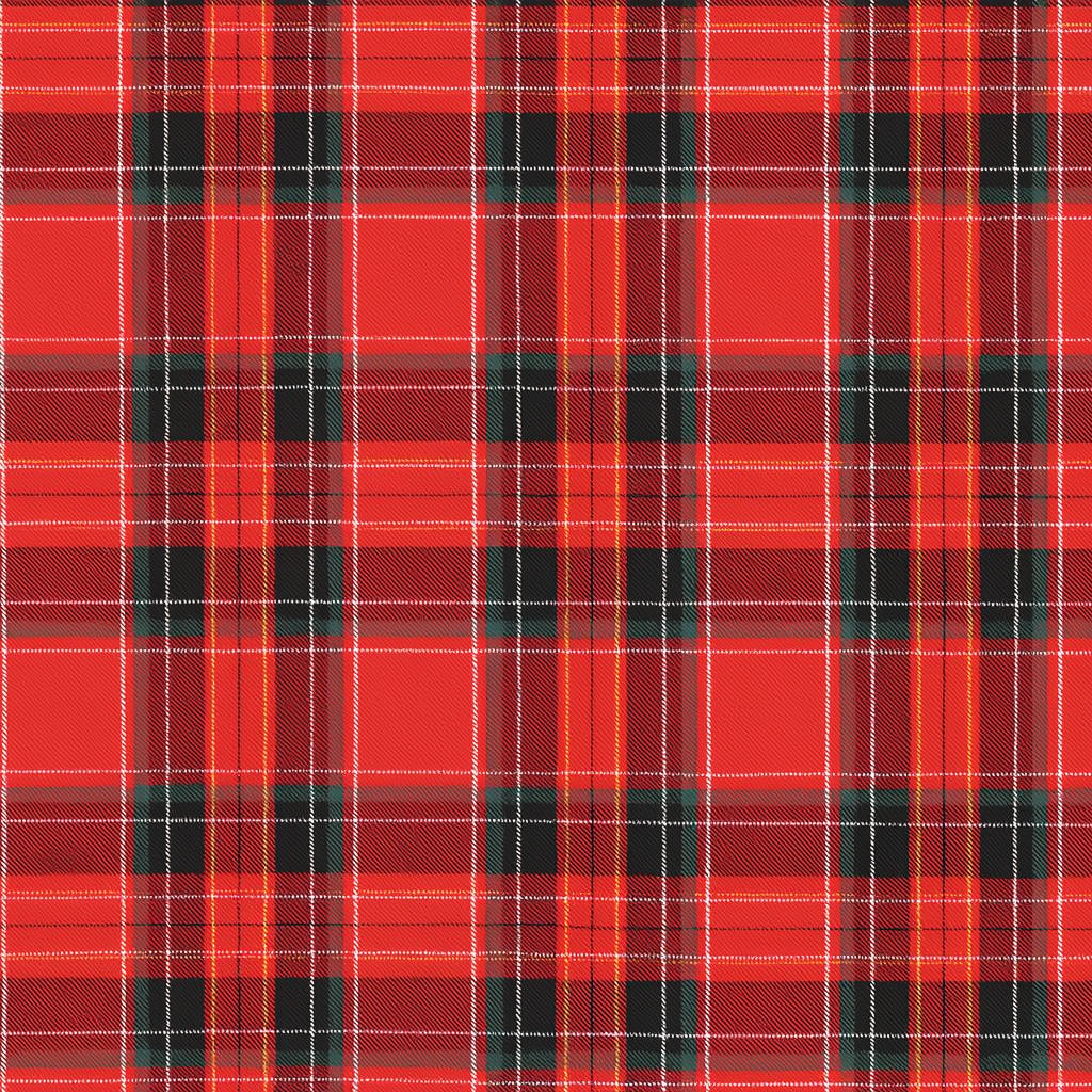 Tartan Red Plaid Dining Chair Pads - Never Flatten Chair Cushion