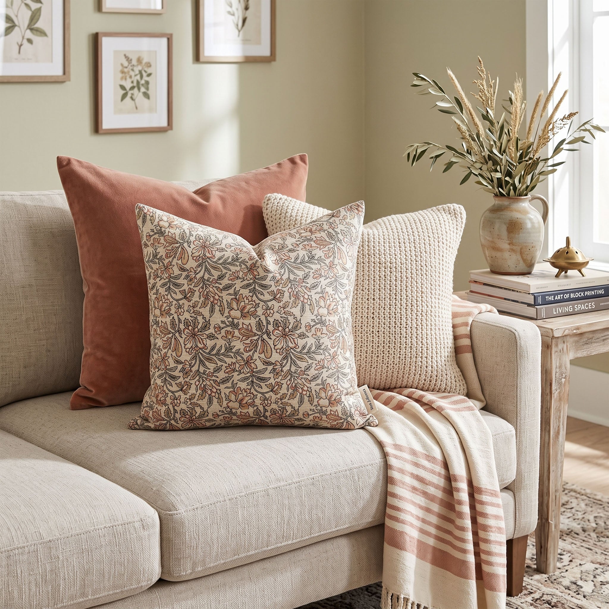 Alison Floral Pillow Cover
