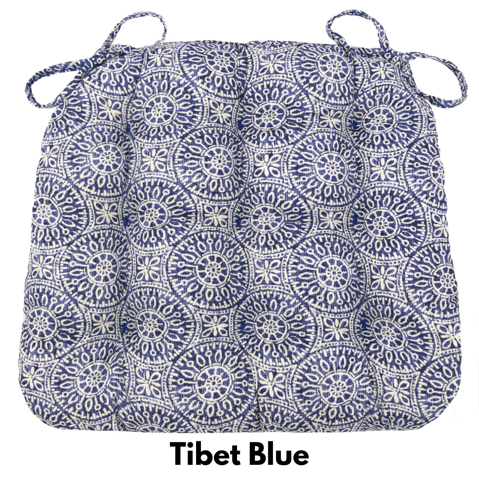 Americana Dining Chair Cushions — Made in USA, 100% Cotton