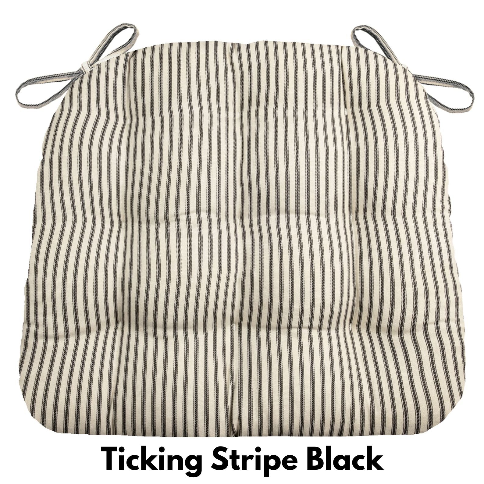 Americana Dining Chair Cushions — Made in USA, 100% Cotton