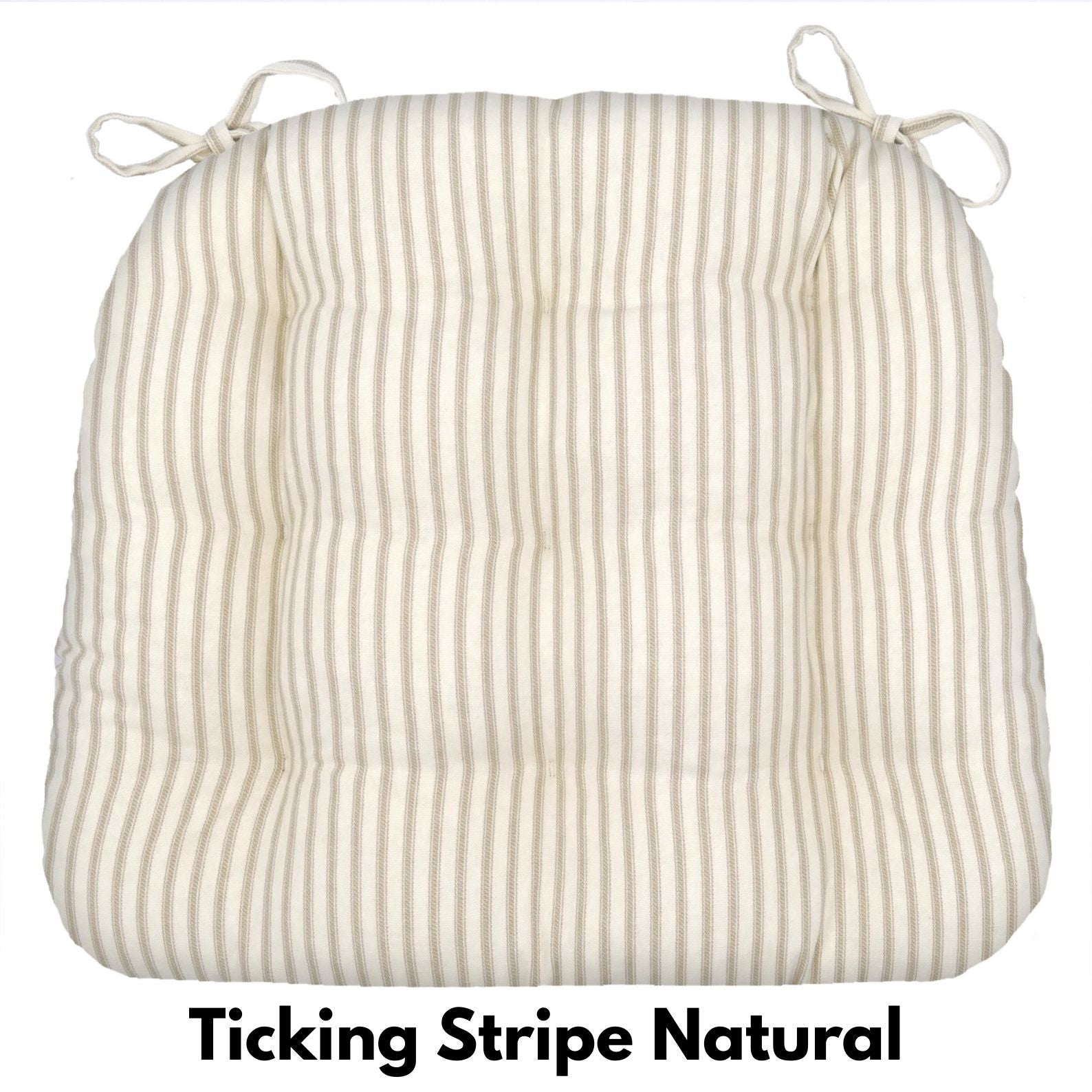 Americana Dining Chair Cushions — Made in USA, 100% Cotton