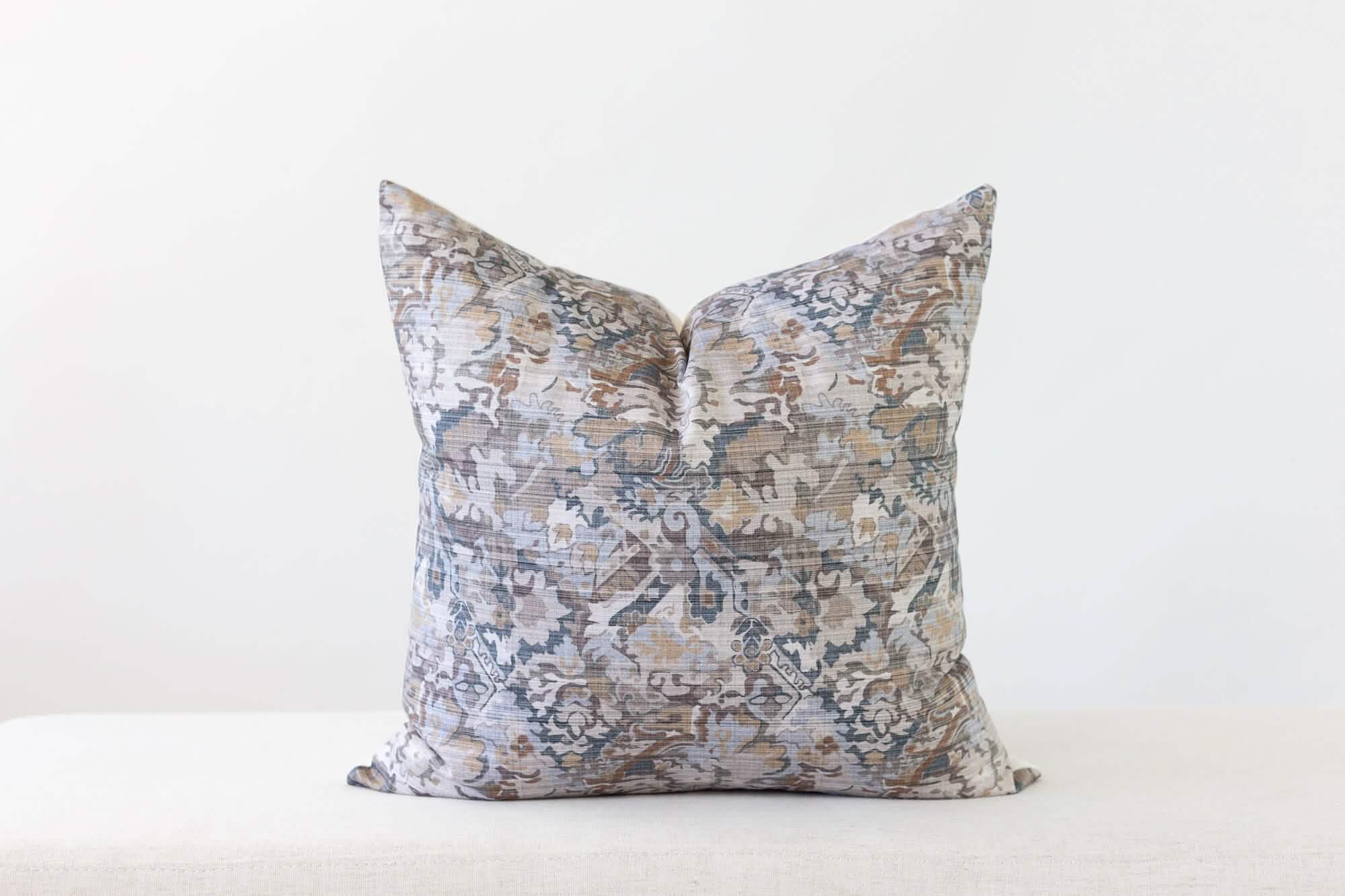 Saffron Throw Pillow Cover - 18", 20"