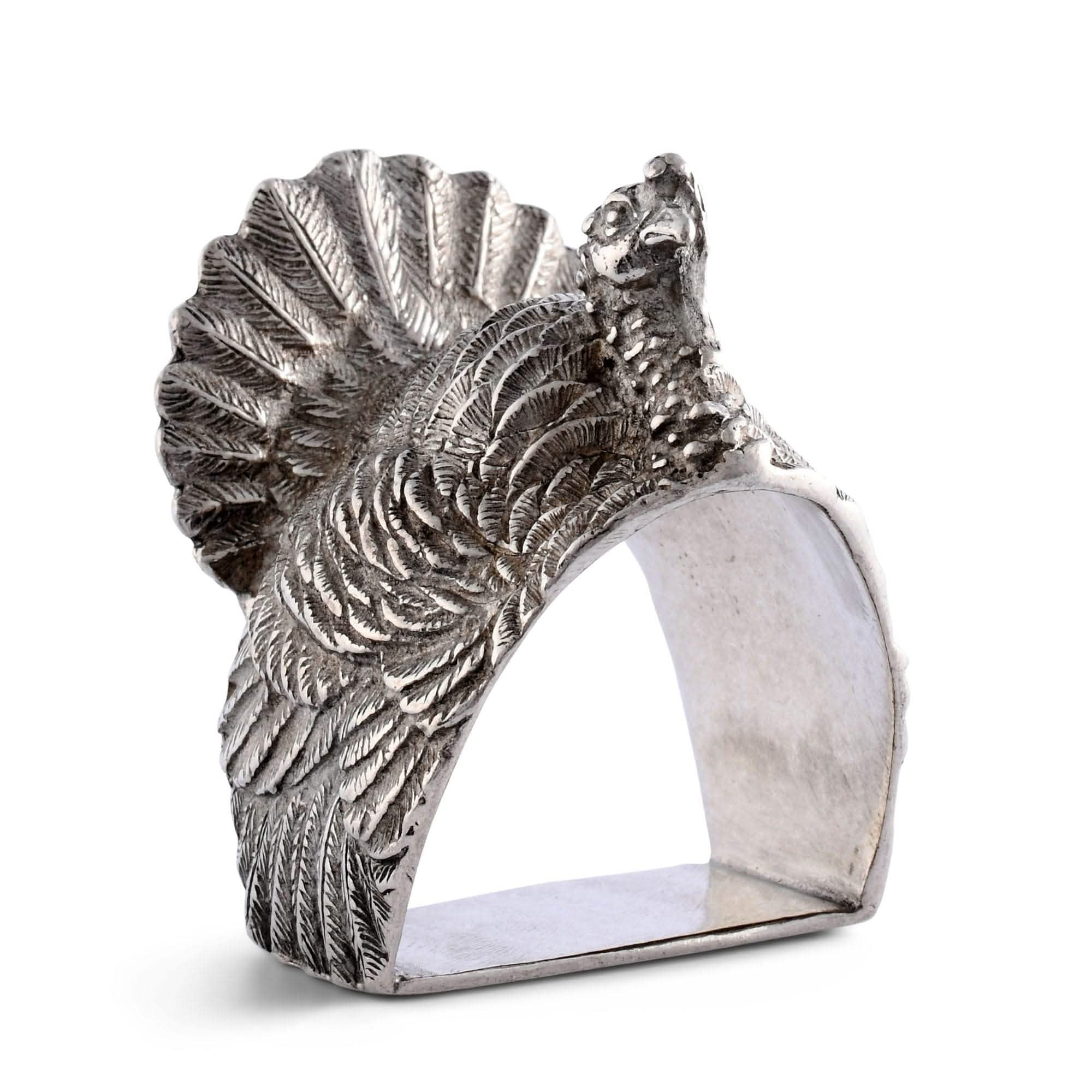 Turkey Napkin Ring - Pewter