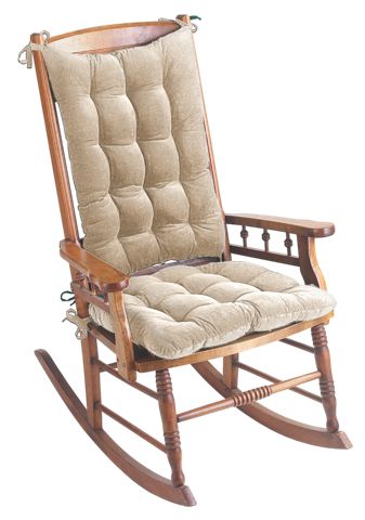 VCS - Never-Flatten Rocker Chair Pad Set - Corduroy