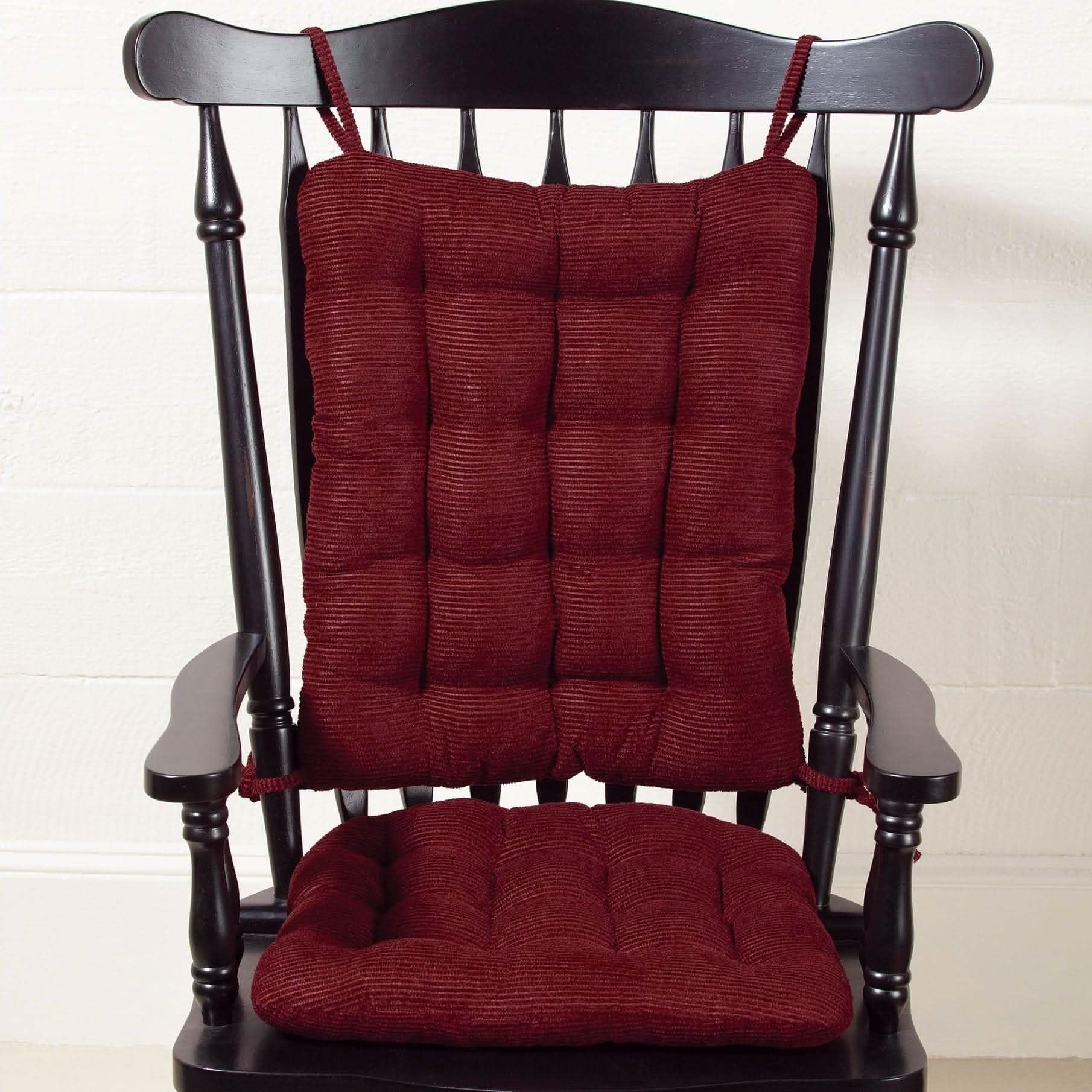 Country Comfort Rocking Chair Cushions - Latex Foam Fill