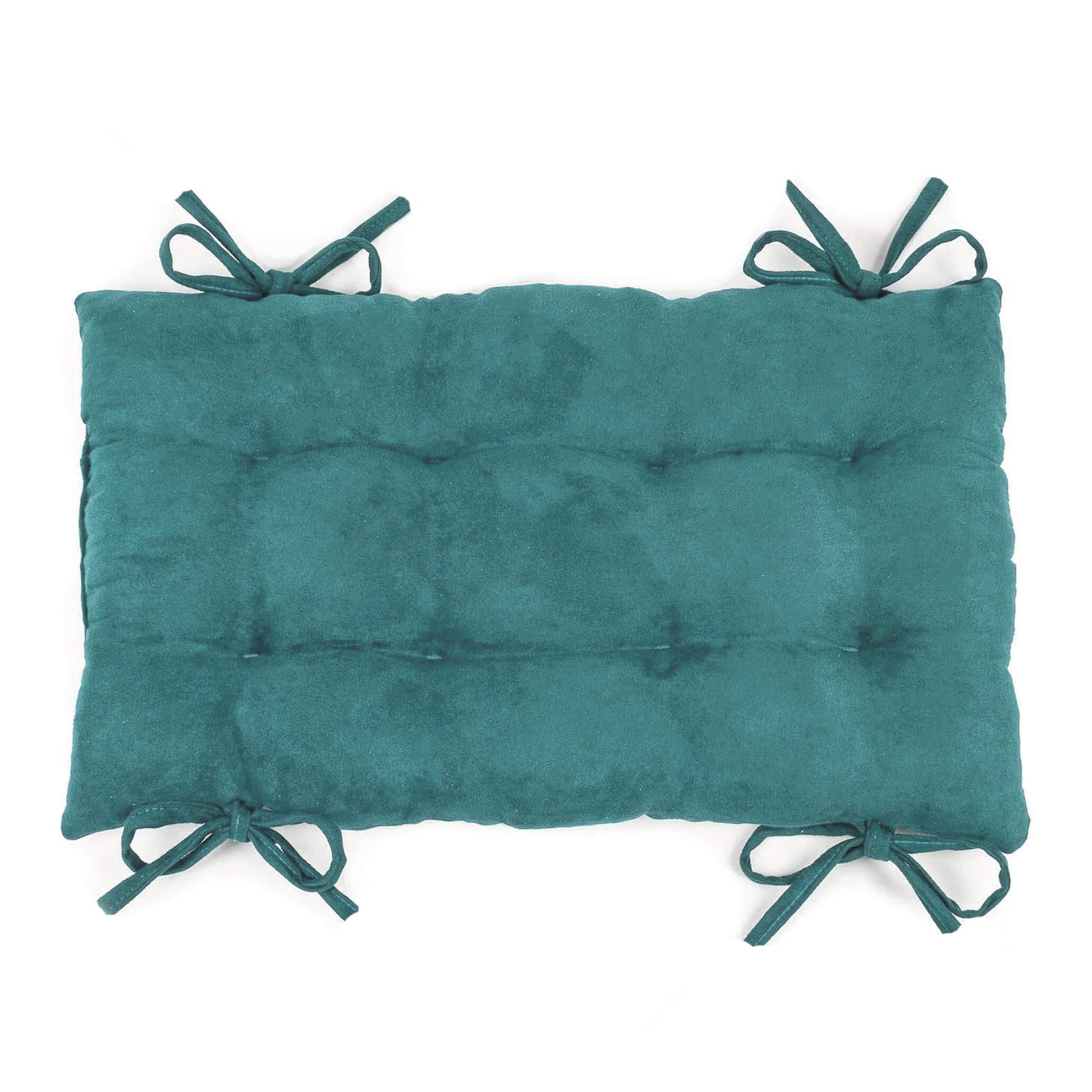 Micro-Suede Turquoise Saddle Stool Cushions - Barnett Home Decor - Gaucho Stool - Satori Cushions