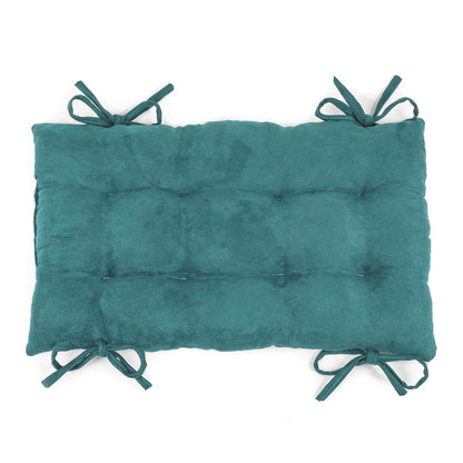 Micro-Suede Turquoise Saddle Stool Cushions - Barnett Home Decor - Gaucho Stool - Satori Cushions