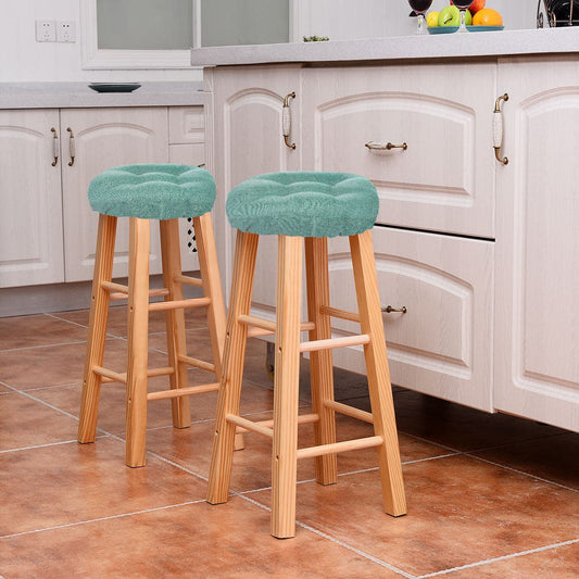 Hayden Turquoise Barstool Cushion | Barnett Home Decor | Turquoise