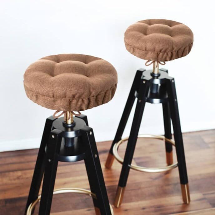 Hayden Copper Bar Stool Pad - Barnett Home Decor - Copper Brown