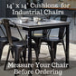 Micro-Suede Coffee Bean Brown Industrial Chair Cushion - Latex Foam Fill - Microfiber