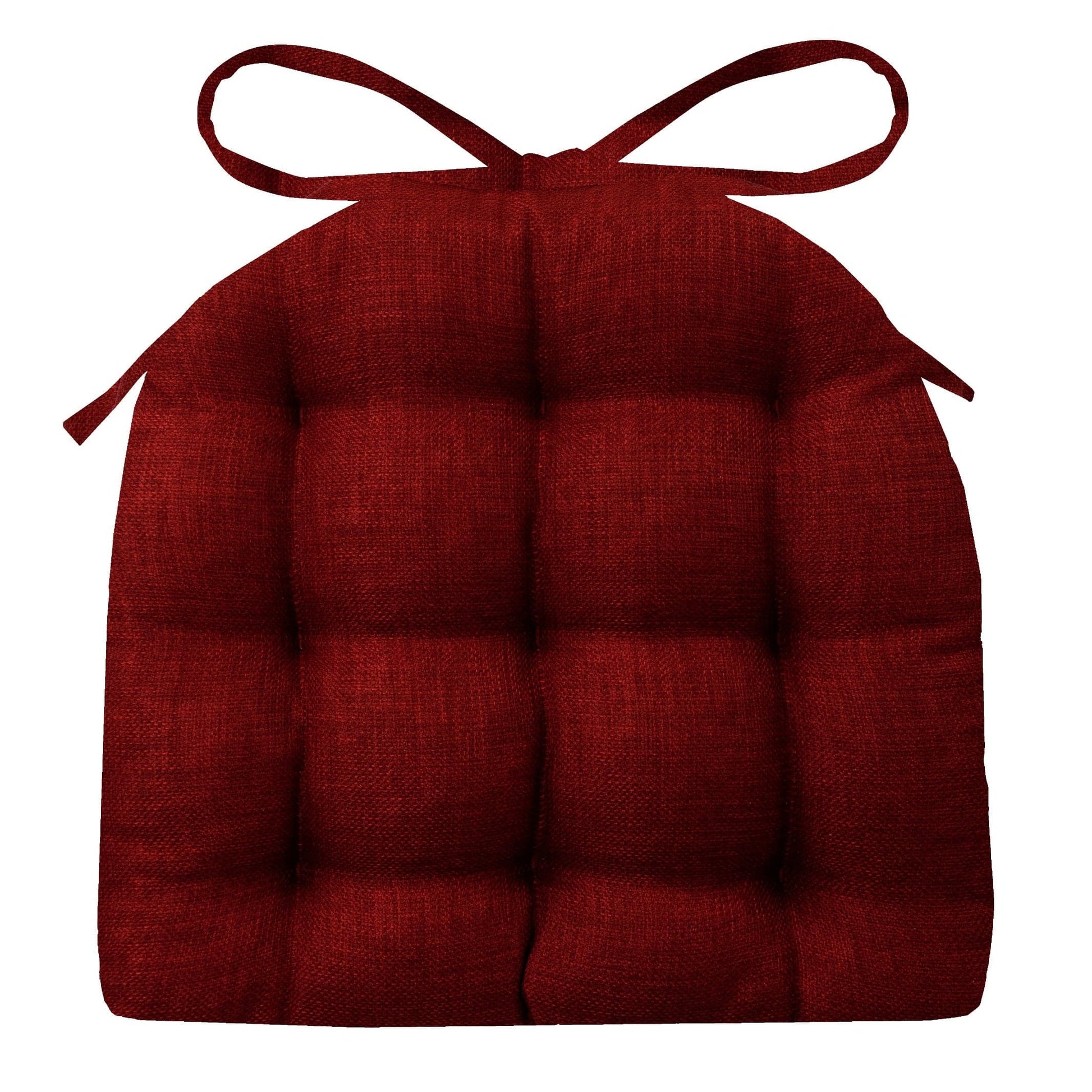Rave Cherry Red Industrial Chair Pad - Latex Foam Fill - Barnett Home Decor