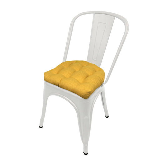 Rave Yellow Gold Tolix Chair Cushion | Barnett Home Decor