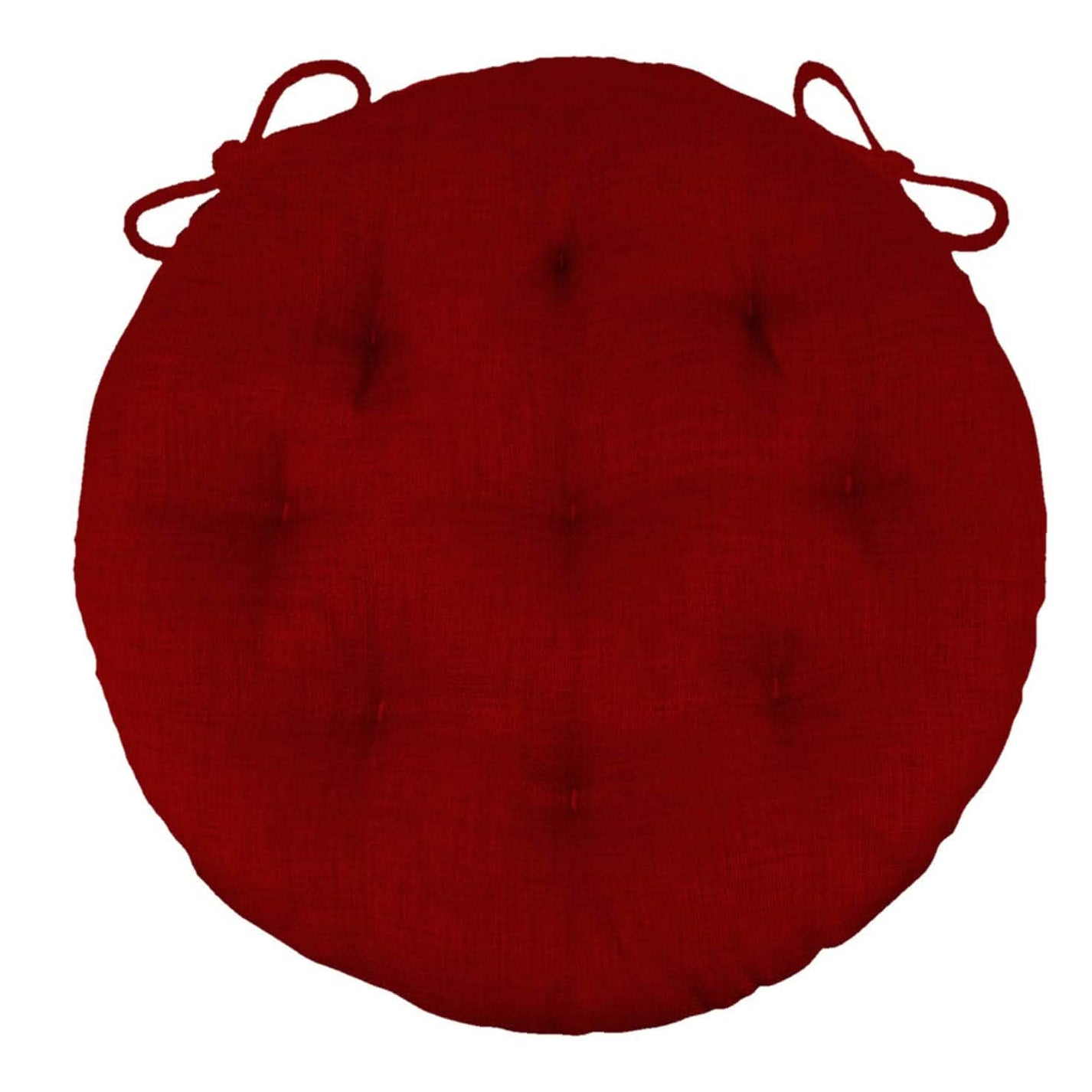 Bistro Chair Cushion Rave Red 16" Round Chair Cushion Indoor / O