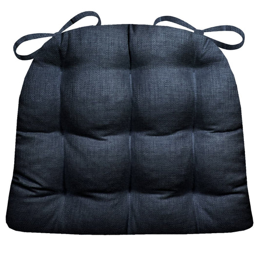 Rave Indigo Blue Indoor / Outdoor Dining Chair Cushions & Patio Chair Cushions | Dark Blue | Midnight Blue 