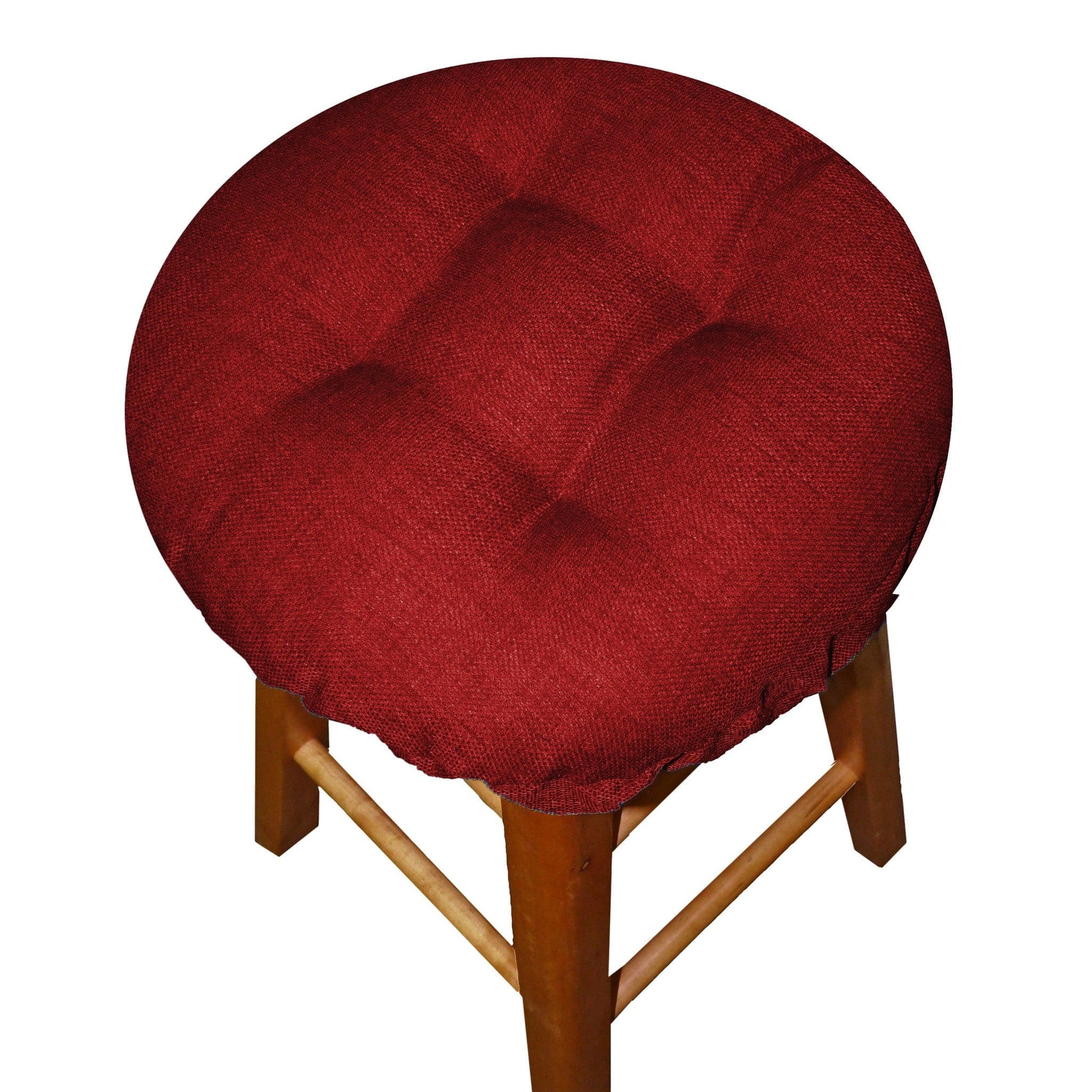 Rave Red Indoor/Outdoor Barstool Pad - Barnett Home Decor - Ruby Red