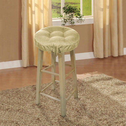 Rave Sand Indoor/Outdoor Barstool Pad | Barnett Home Decor | Beige