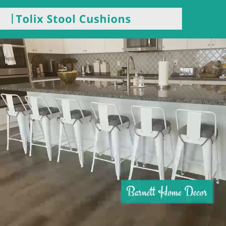 Raindrops bar stool discount cushions