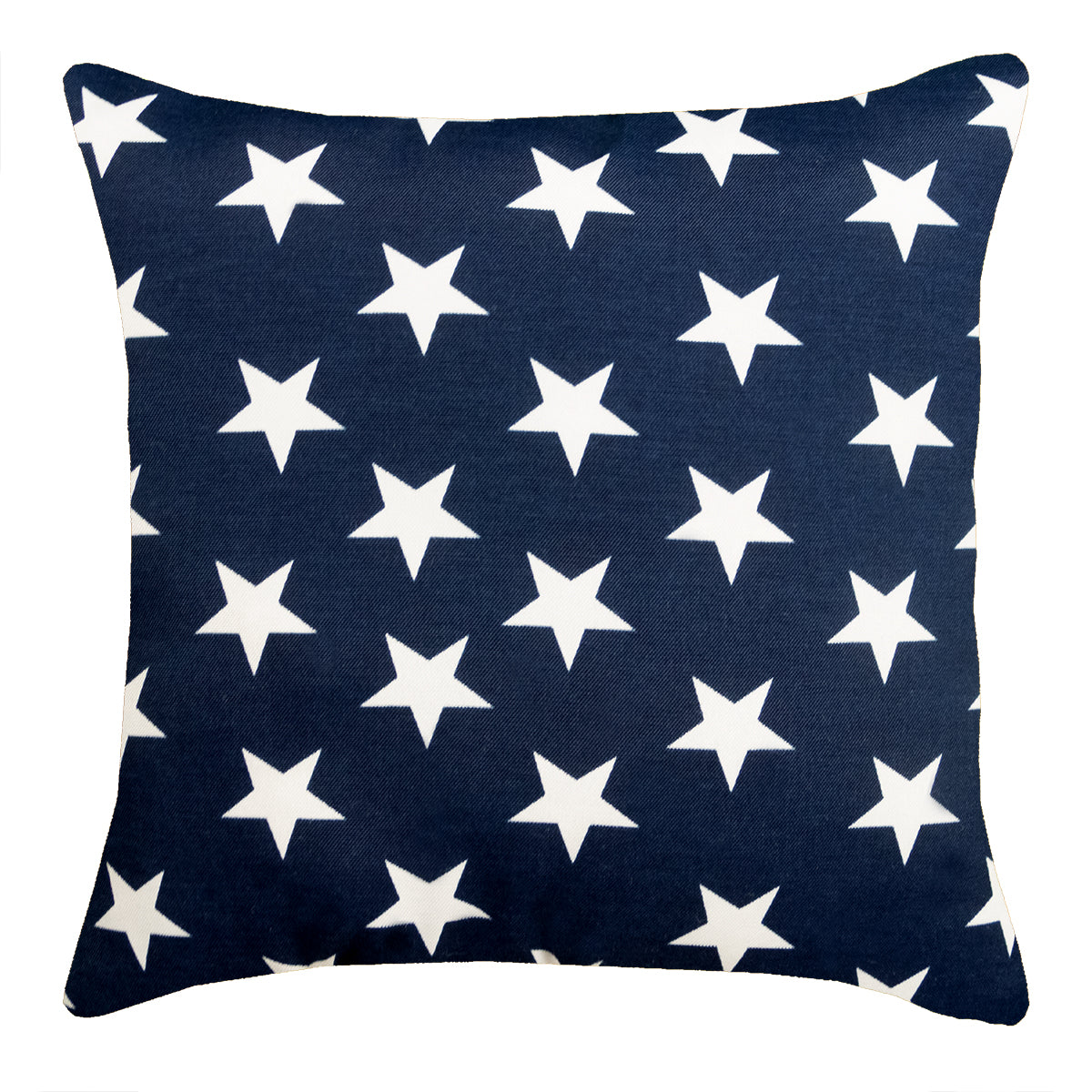 Stars Navy Blue Throw Pillow - 17" Toss Pillow